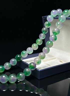 东陵玉项链绿色砂金石手链手串锁骨链挂件饰品吊坠颈链女男吊坠