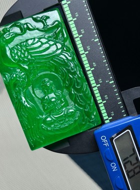 高冰种老翠料满绿翠玉凤凰观音佛牌项链吊坠手工精雕挂坠颈饰品