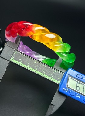 缅甸翡翠手镯高冰多彩麻花手镯扭丝麻花玉镯女款时来转运玉石镯子