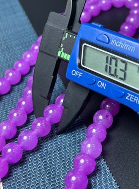 原创翡翠冰润紫罗兰项链手串百搭毛衣链妖紫色佛珠108颗珠链