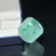 Antiques and miscellaneous collections, emerald-colored jade rings, plate finger, ice type, all-green saddle ring, men's and women's jade finger ring