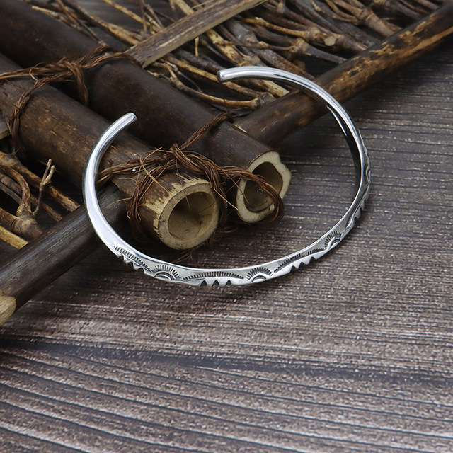 LS925 sterling silver styling triangle bracelet for men and women