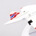 Mô hình máy bay chở khách mô phỏng kiểu Pháp siêu thanh 16cm của Pháp là đồ chơi mô hình máy bay hợp kim hàng không của Anh - Chế độ tĩnh Chế độ tĩnh