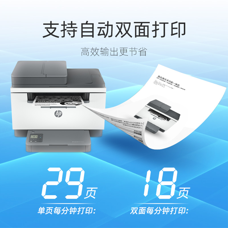 HP惠普M233sdw1188a1136w黑白激光打印机复印一体机办公家用小型 - 图1