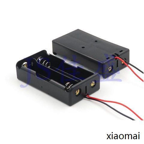 18650锂电池盒1/2/3/4节串联并联带线带盖3.7V插针充电座电池座子 - 图3