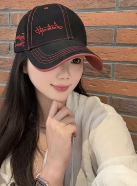 C98硬顶加大时尚百搭加深宽帽檐大头围男女同款帽子显脸小棒球帽