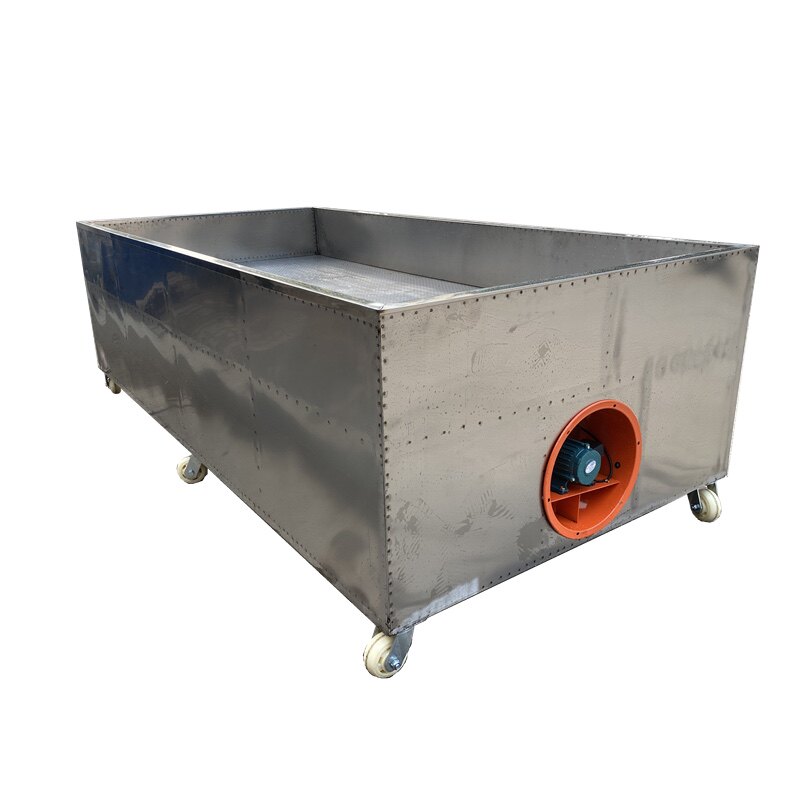 鑫合达酿酒设备不锈钢摊凉床摊粮床酿酒专用凉床摊凉车移动摊粮床