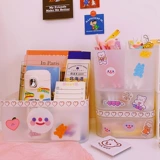 Hanfeng INS Wind Desktop Net Red Cosmetics Hessure Box Frosted Transparent Student Dormitory Shelf