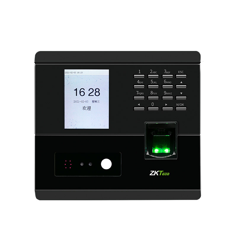 zkteco可见光动态人脸识别打卡机 zkteco考勤门禁