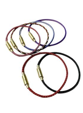 细彩色钢丝转运珠超细防水手绳