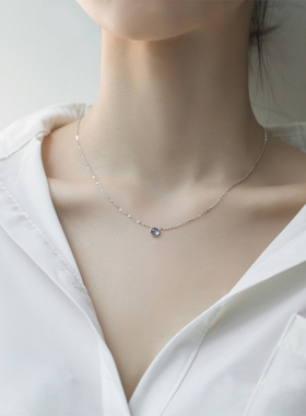 CHOMELKINSEY蓝色海洋女项链