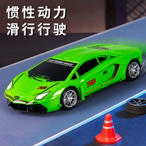 新款变形机器人汽车变形玩具男孩3多关节可动人偶6机甲战士玩具车 - 图0