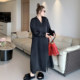 Yuanzijia's new large size autumn new fat mm loose commuting temperament fashionable satin versatile loose slimming dress