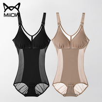 Cat-man shape-dressing woman Summer slim fit body tight fit slim belly lifting hip closets waist body sculpted one-piece suit