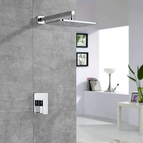 Gun Grey All -Copper Dark Grading Deap в стиле стены Скрытый встроенный в Tianmo Home Встроенный душ Azos Azos Azos