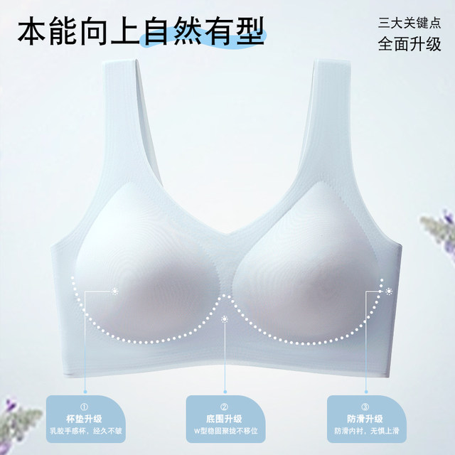 Catman Seamless Bra ສໍາລັບແມ່ຍິງທີ່ມີເຕົ້ານົມໃຫຍ່ສະແດງໃຫ້ເຫັນຂະຫນາດນ້ອຍກວ່າແບບເຄິ່ງ fixed Cup Vest ບໍ່ມີຂະຫນາດບາງກິລາ Bra ກັບຄືນໄປບ່ອນທີ່ສວຍງາມ