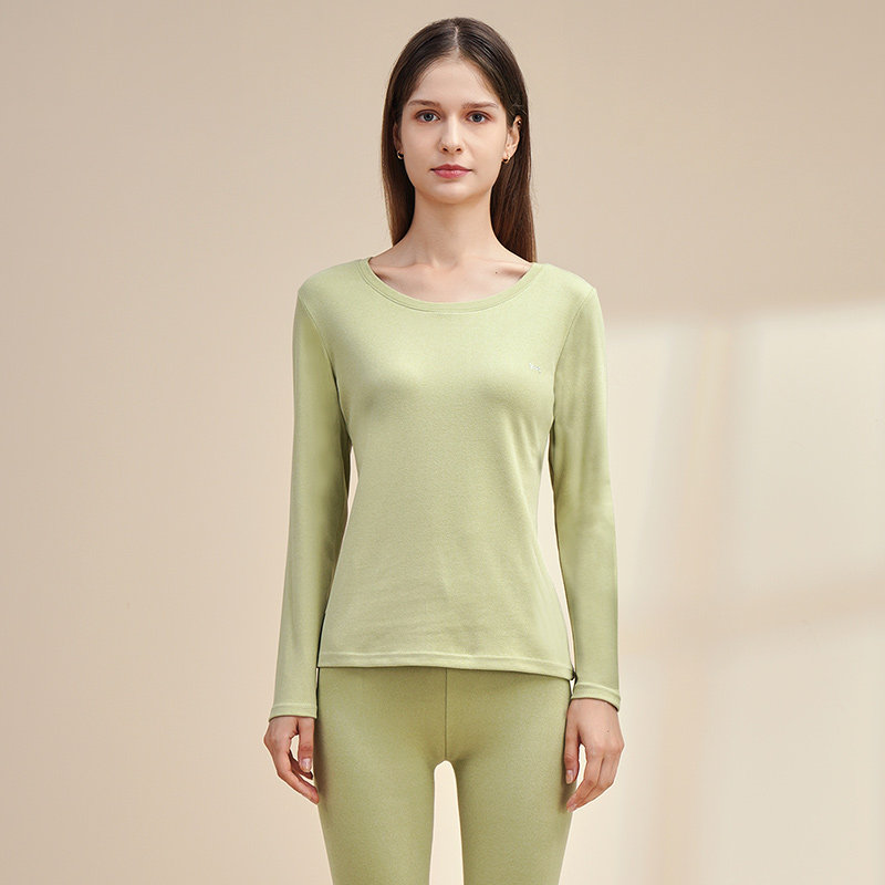 猫人情侣磨毛加厚男士恒温棉毛衫 猫人臻铭保暖套装