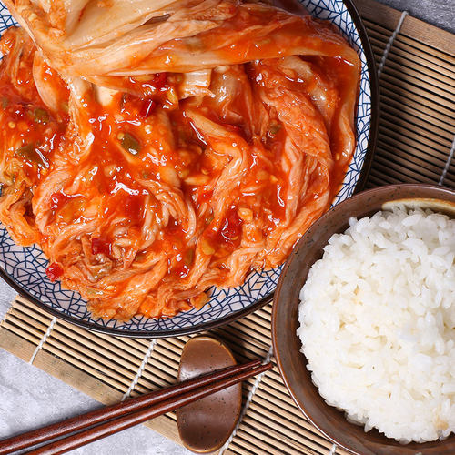 北极源韩国辣白菜正宗韩式泡菜下饭开味延边风味小咸菜袋装2250克 - 图0