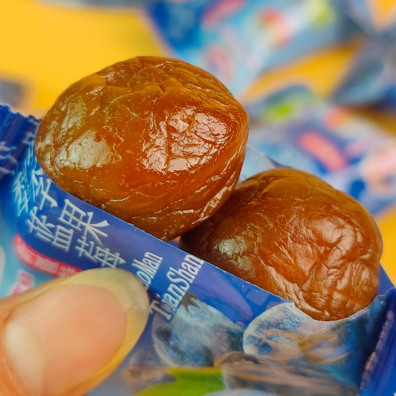 蓝莓味李果408g独立小包装新疆火车同款特产蜜饯果干梅子休闲零食