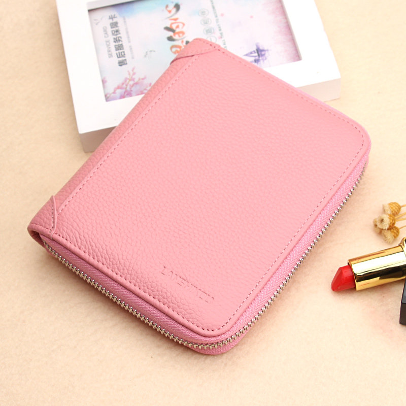 多卡位女式真皮银行卡套本信用卡夹 蓝诗寇卡包