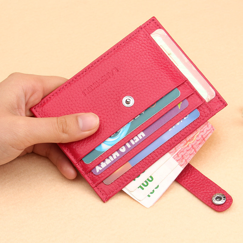 超薄女士小巧可爱卡片包2023零钱包 蓝诗寇卡包