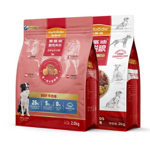 麦富迪鲜肉夹心狗粮10kg泰迪边牧金毛小中大型犬幼成通用型20斤装 - 图3