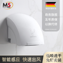 Bathrower Toilet Toilet Toilet Fully Automatic Induction Dry Cell Phone Bathroom Blow Dryer Dryer Dryer DRY HAND DRYER