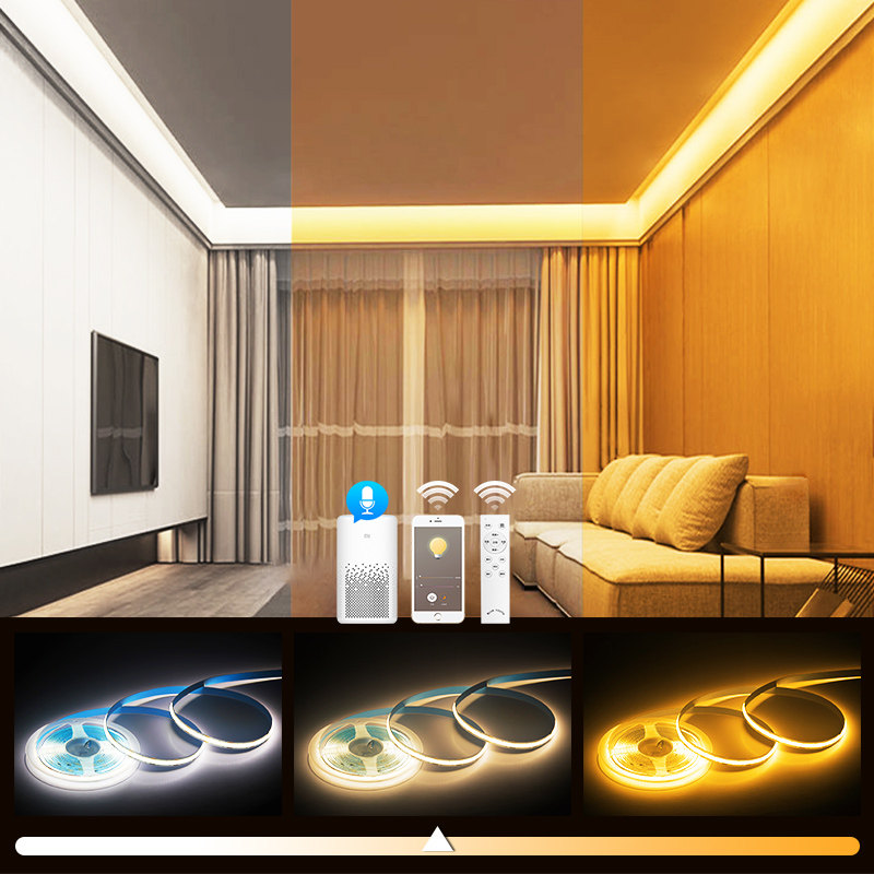 智能灯带LED小灯条已接入米家app线形灯两线三色双色温cob灯带,淘宝优惠券,粉丝福利购,淘宝优惠卷