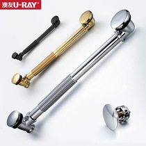 Australian Friends Bathroom gold and silver color full copper plus coarse bathtub drain to accessories with garbage basket Guido Bathtub Black Underwater