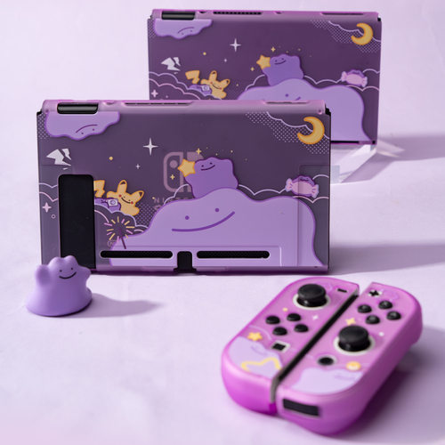 NS2百变怪任天堂switch1保护壳oled NS续航保护套摇杆帽防尘罩 - 图2