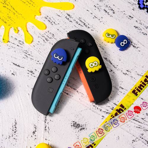 喷射战士3switch1 NS2摇杆帽oled ns lite硅胶摇杆套pro手柄ps5 - 图1