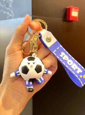 原创耳麦款足球公仔钥匙