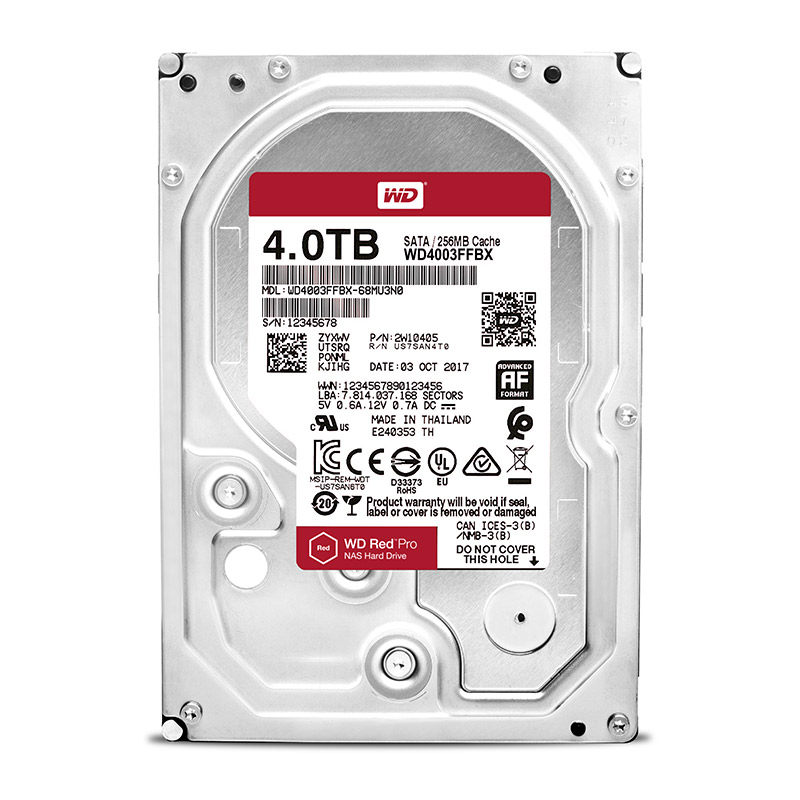 WD/西部数据 红盘Pro 4TB 网络储存NAS硬盘SATA6Gb/s(WD4003FFBX) - 图3