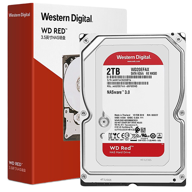 Wd Western Data Nas Hard Disk 2t Server Hard Disk 2t Network Hard Disk Red Disk