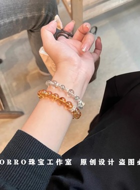 寺庙直发晶招财暴富聚宝盆手链