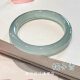 Natural ice chalcedony oil green bracelet jadeite