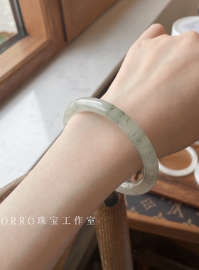 老凤详正品天然金丝玉玉镯手镯