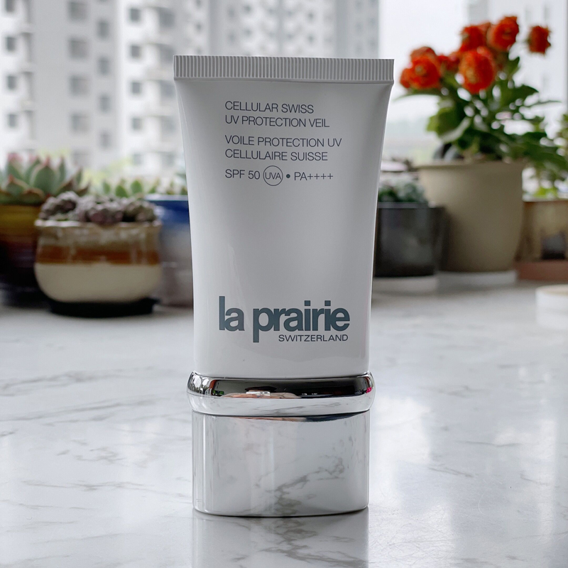 临期特价La prairie/莱珀妮莱伯妮活细胞防晒50ml隔离乳SPF50亮白 - 图0