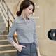 Collar shirt slim style splicing hotel office work clothes