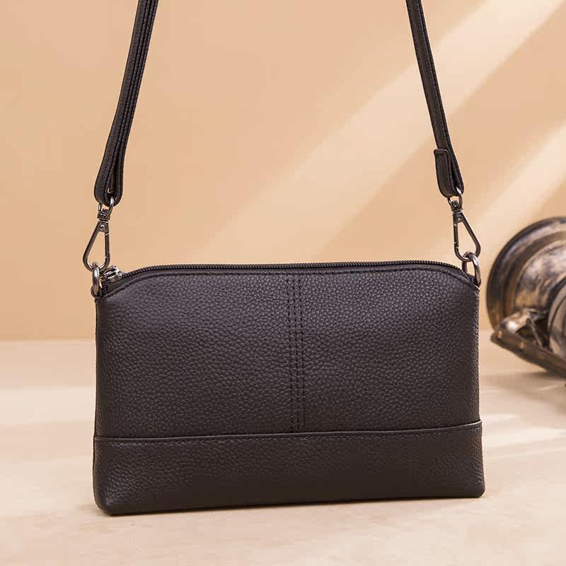 姿狄女2020新款百搭头层牛皮单肩包 姿狄女士包袋