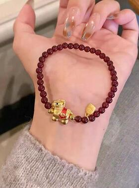 2026新中式马上有钱手链四条装福马好运发本命年如意家人朋友礼物