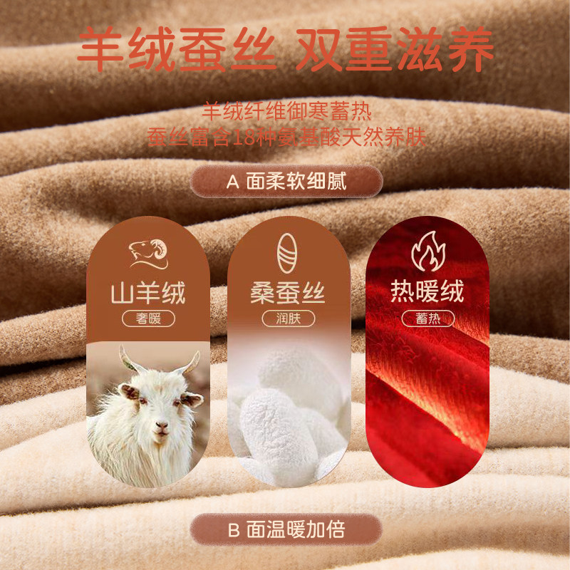 猫人德绒保暖背心女士内穿无痕羊绒蚕丝加绒打底内搭妈妈内衣秋冬,淘宝优惠券,粉丝福利购,淘宝优惠卷