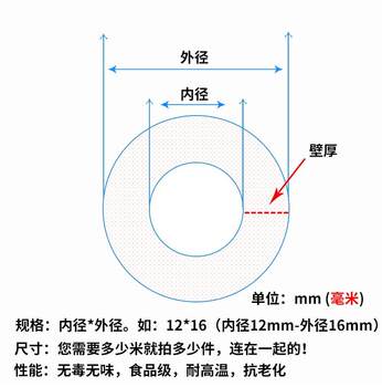 Silicone tube high transparent food grade high temperature resistant coffee table water dispenser tube 2 ນາທີ 4 ນາທີ 6 ນາທີ 1 inch high elastic hose