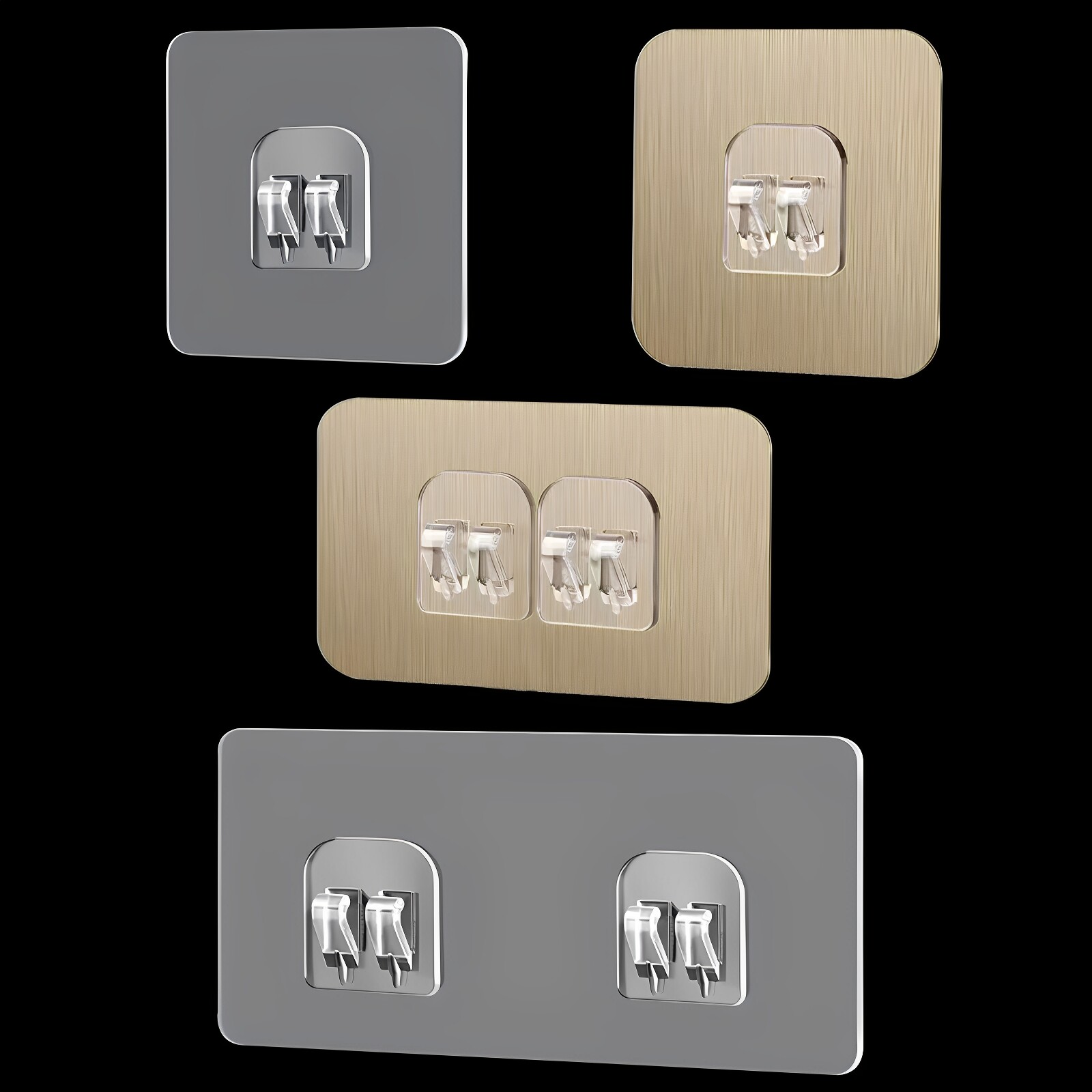 No-punch storage rack, strong stickers for bathroom washbasin rack, kitchen chopstick cage, sticky hook buckle stickers, stickers