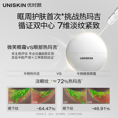 【王楚钦同款】优时颜第4代微笑眼霜保湿提亮抗皱抚纹紧致眼霜*