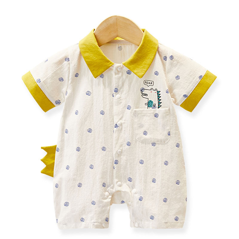 网红婴儿衣服男女宝宝夏季薄爬爬服 米琪小乖连身衣/爬服/哈衣