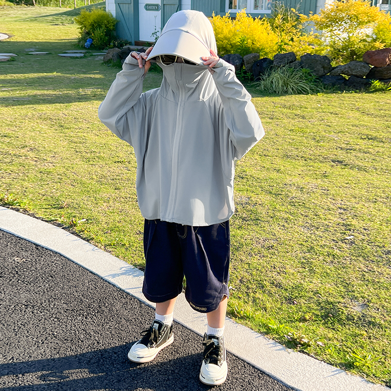 儿童防晒衣男童夏季冰丝透气薄款2024新款女童防晒外套宝宝防晒服 - 图2