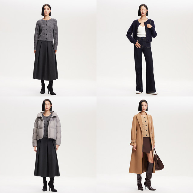 Vero Moda Sweater Women's 25 Spring and Autumn New Cable Retro Micro Loose Short Round Neck Cardigan Jacket