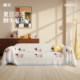 ຜ້າປູໂຊຟາແບບສີຄີມ ice silk sofa cover cartoon summer cool sofa towel all-inclusive anti-slip 2026 new sofa cushion cover