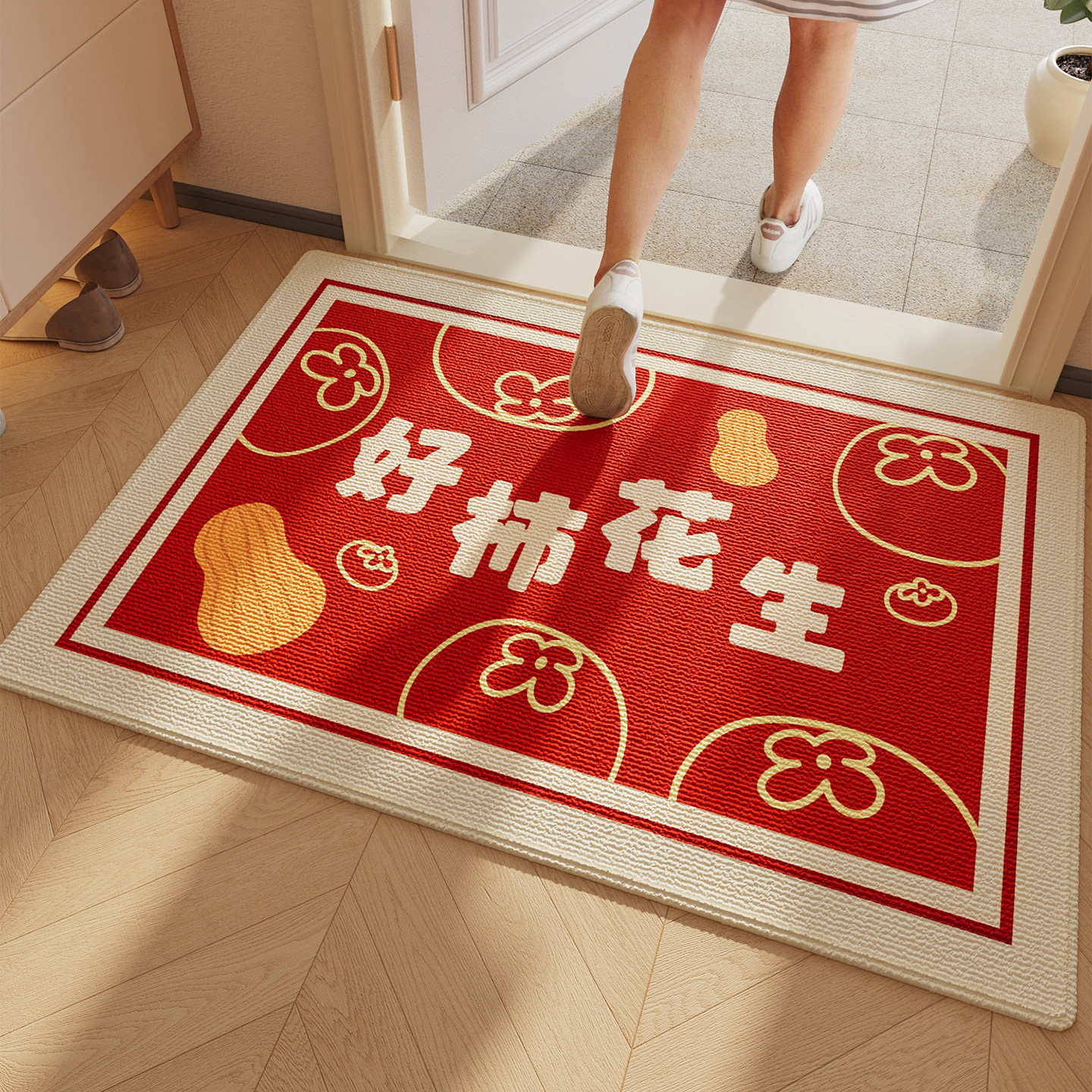 新年入户门口地垫入户门垫耐脏免洗玄关地毯防滑蹭土家用进门脚垫,淘宝优惠券,粉丝福利购,淘宝优惠卷